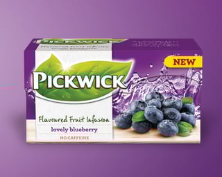 pickwick fruit tea blueberry packshot