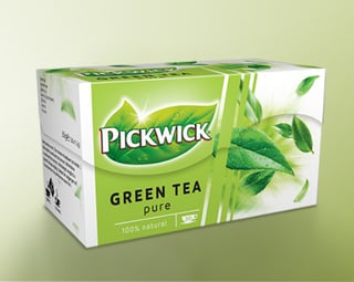 pickwick zold tea pure packshot